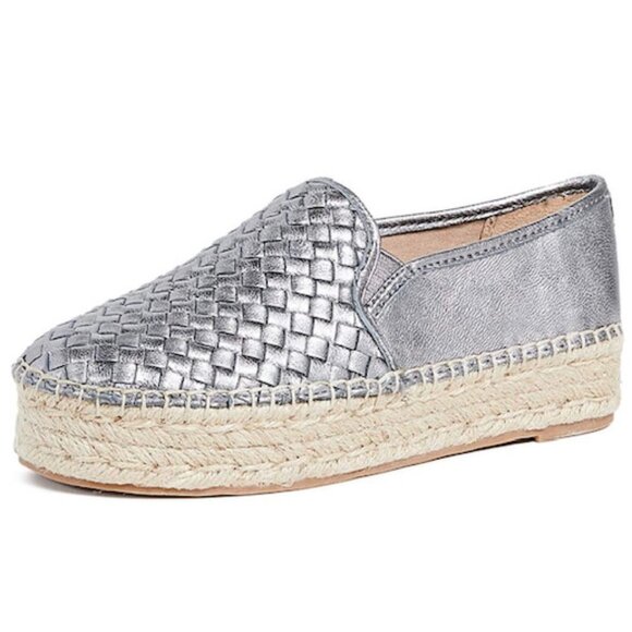 NIB! Sam Edelman Leather Platform Espadrilles - Picture 1 of 5